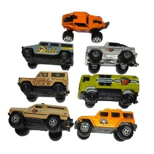 Vintage MATCHBOX RESCUE lot Disaster Coast Sheriff Lifeguard Rig LOT of 8